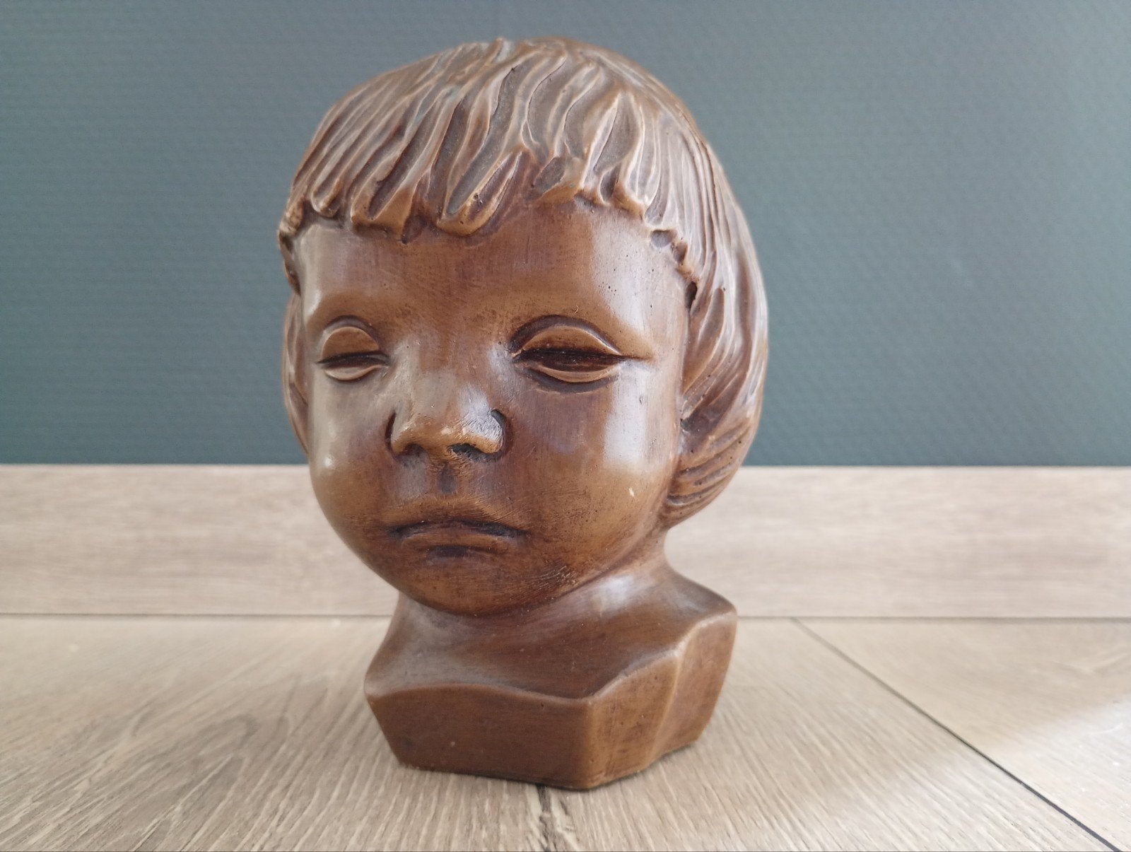 Vintage Buste van Kind - Anton Perree 241, Antiek en Kunst, Overige onderwerpen, Minder dan 20 cm, Art deco, Buste