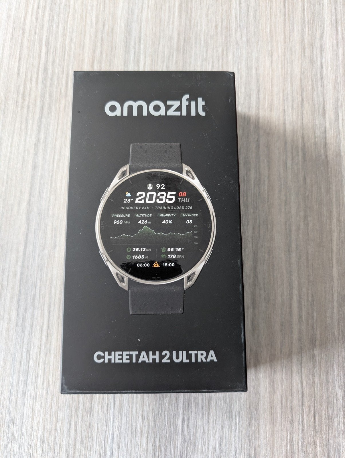 Amazfit cheetah 2 ultra, Amazfit, IOS, Ophalen of Verzenden, Zo goed als nieuw