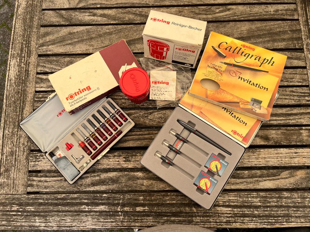 Rotring items, divers., ;, Gebruikt, ;, ;