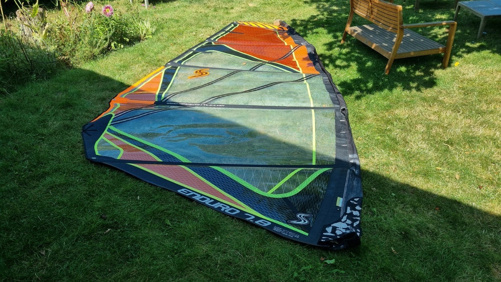 Simmer Enduro 7.8 incl bijbehorende Simmer SC6 mast, Ophalen, Overige merken, Zeil, 6.5 m² tot 8 m²