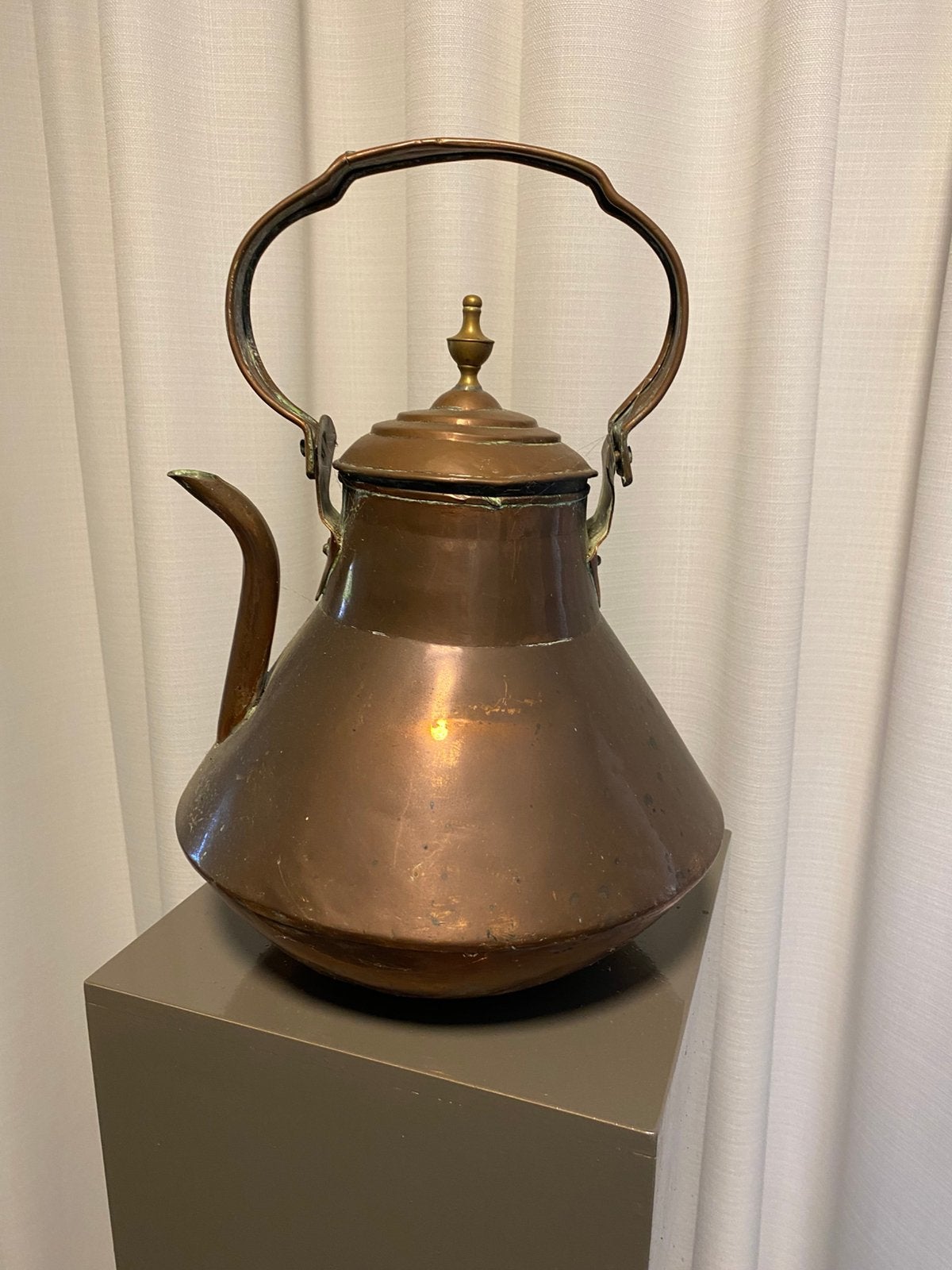 Rood koperen ketel, Antiek en Kunst, Ophalen of Verzenden, Koper