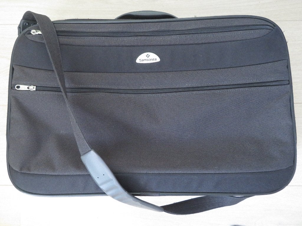 Samsonite diplomatentas aktetas zwart met veel ruimte, Gebruikt, 45 tot 55 cm, Minder dan 50 cm, Ophalen of Verzenden