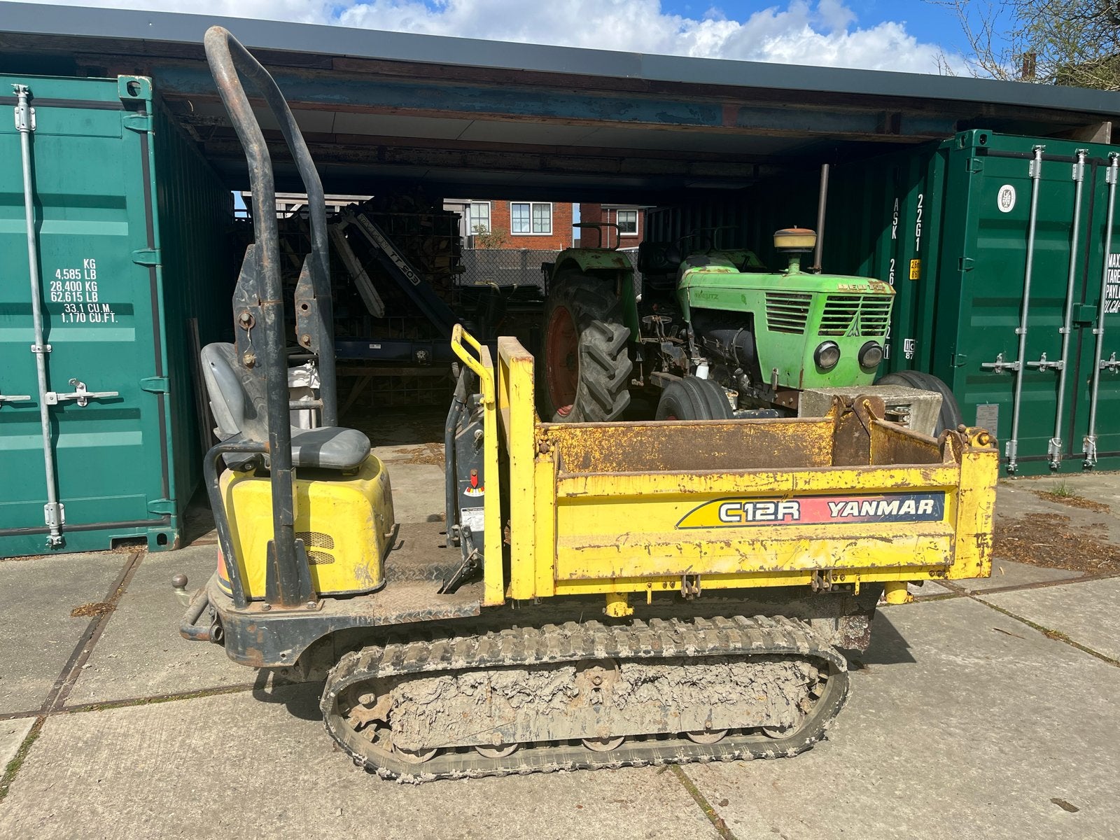 Yanmar C12R rupsdumper - Compact en Krachtig, Ophalen