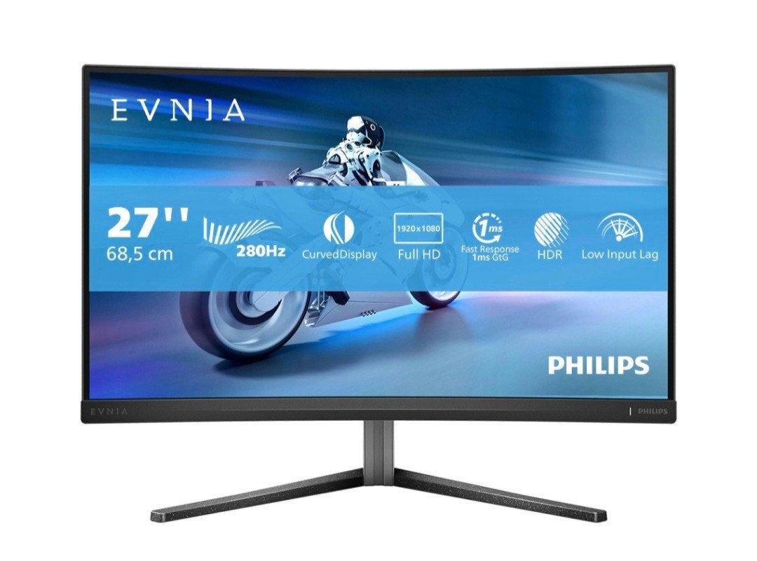 Philips Evnia 27M2C5200W/00 Curved Gaming Monitor 27 inch, Philips, Curved, VA, Nieuw