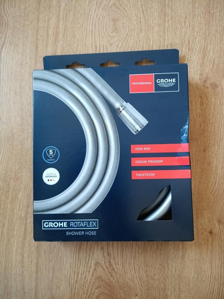 Grohe Rotaflex Doucheslang 2000 mm, Ophalen of Verzenden, Nieuw, Chroom, Douche