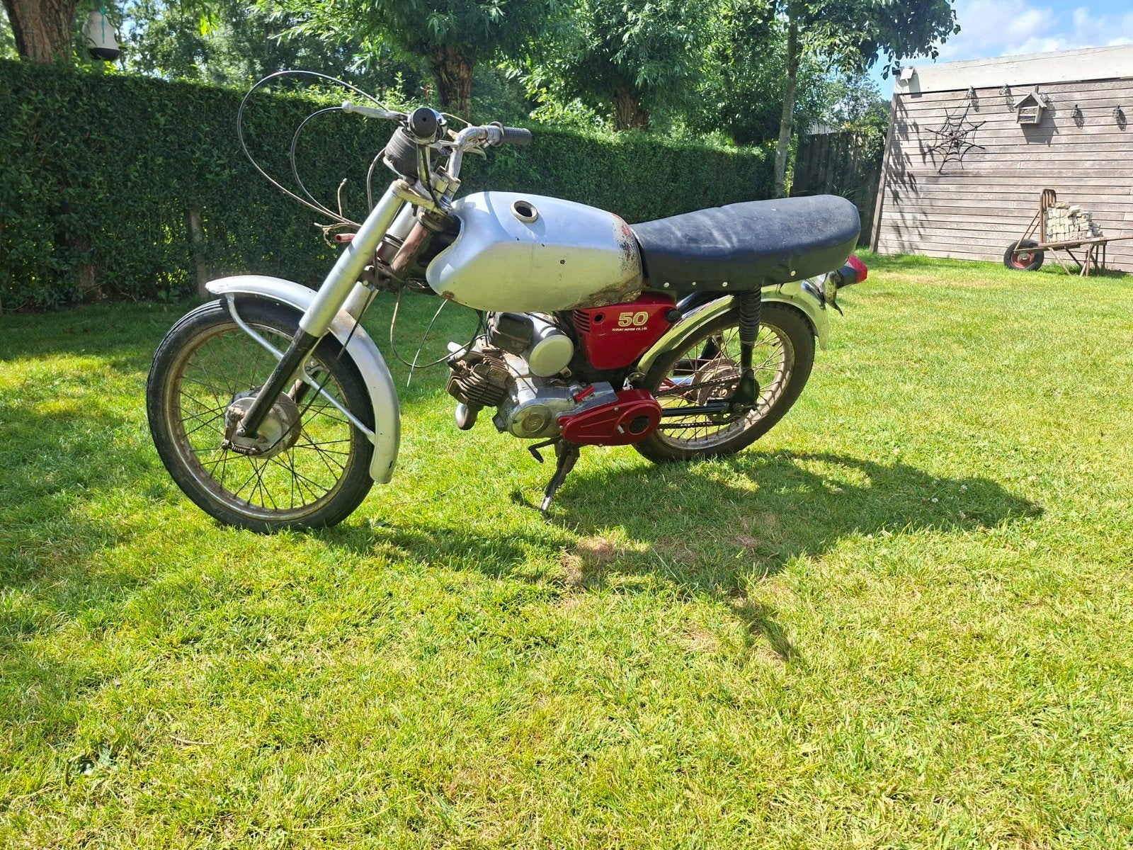 Suzuki A50P Oldtimer Bromfiets met Kenteken, Ophalen, Maximaal 45 km/u, 49 cc, Overige merken