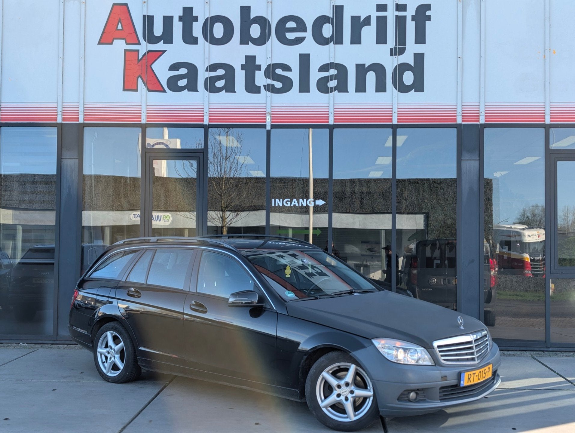 Mercedes-Benz C-klasse Estate 200 CDI - Navi - Clima, Auto's, Zwart, 4 cilinders, 1505 kg, 168 €/maand