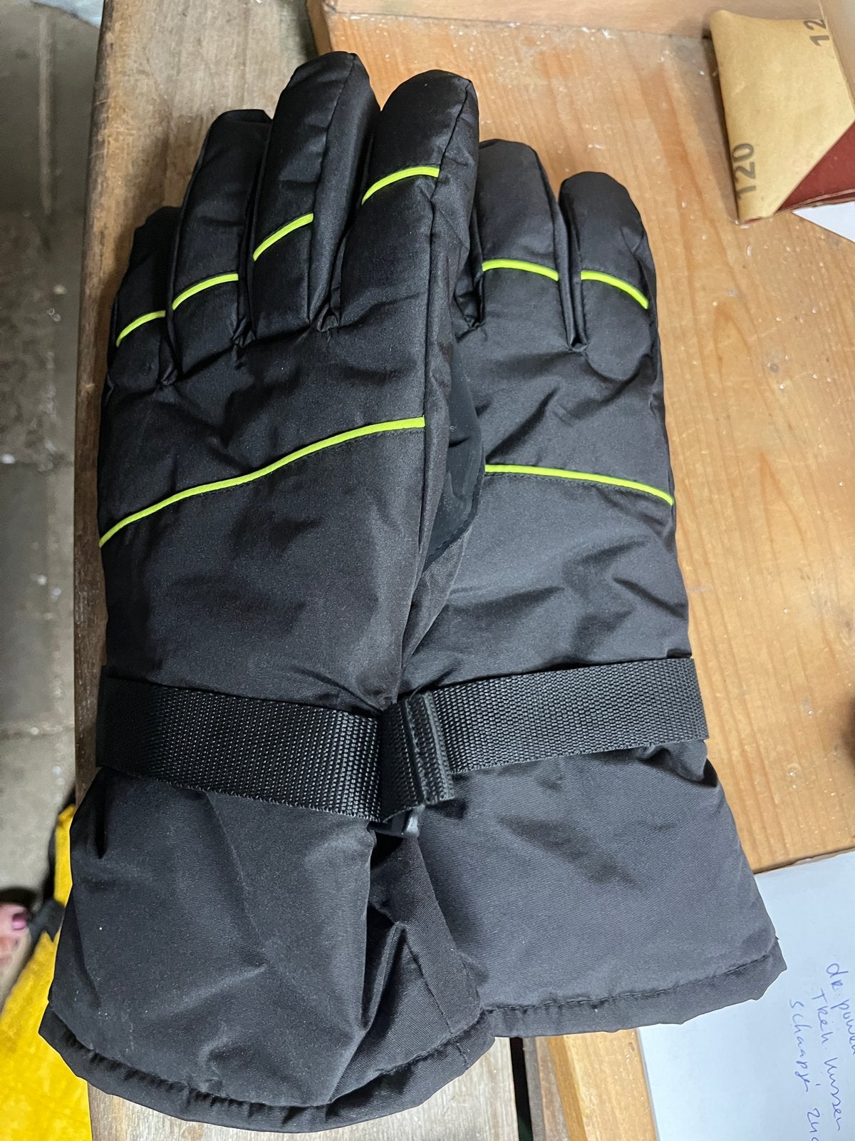Crivit ski handschoenen - diep Zwart mt9, Ophalen of Verzenden, Zo goed als nieuw, Overige typen