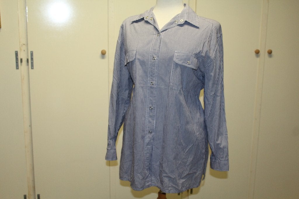 Witteveen blouse met oprolmouw mt 48 ZGAN, Meerkleurig, ., Maat 46/48 (XL) of groter, Ophalen of Verzenden