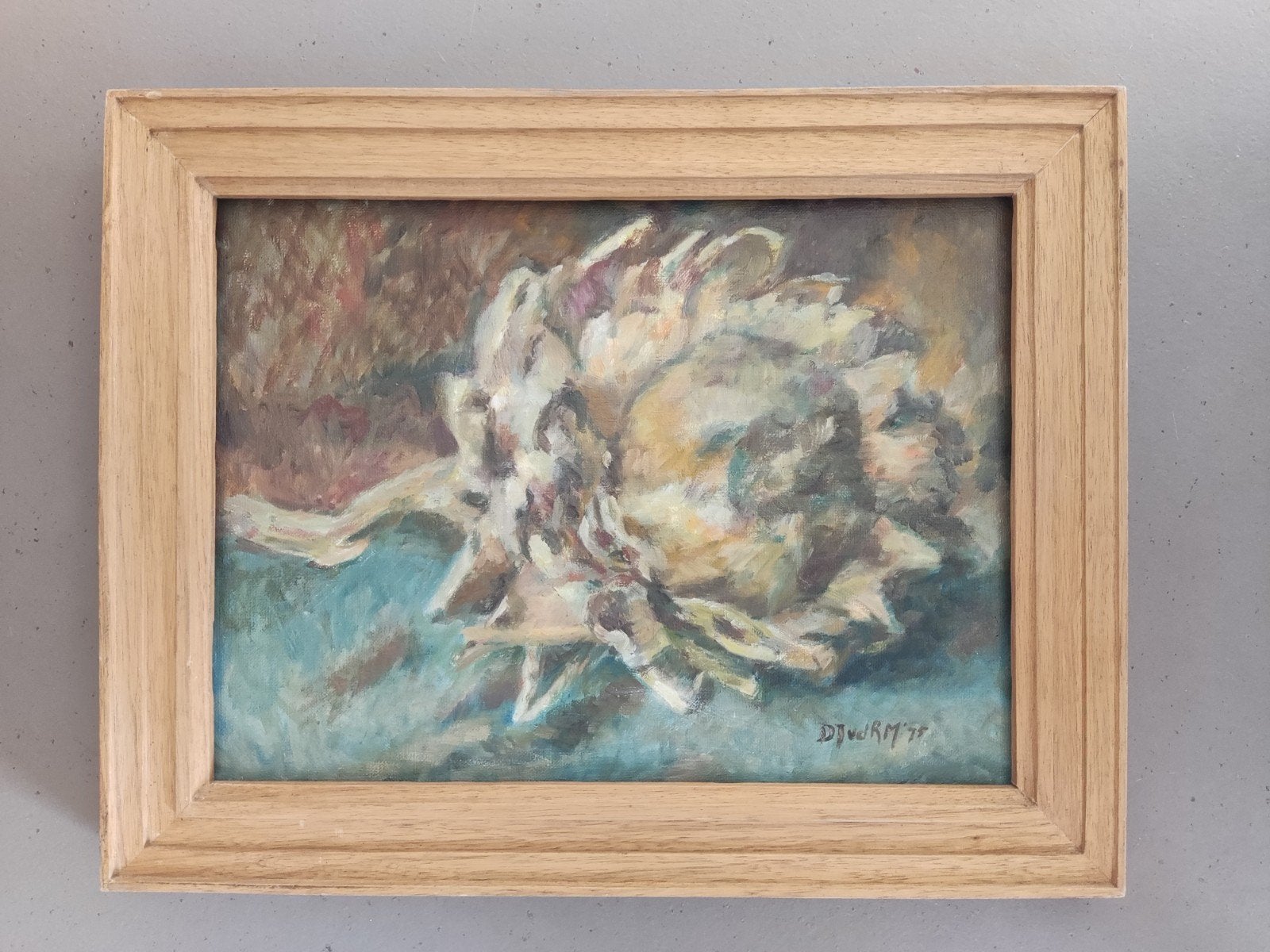 Klassiek schilderij van artisjok, Ophalen of Verzenden