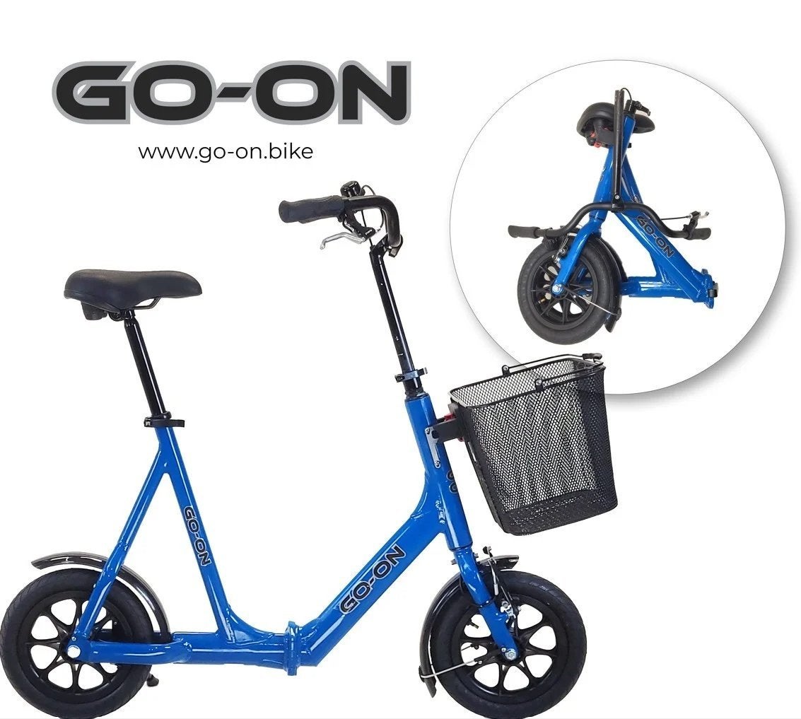 GO-ON Loopfiets blauw luxe model (met mand, magneet en v, Ophalen, -, GO-ON, -
