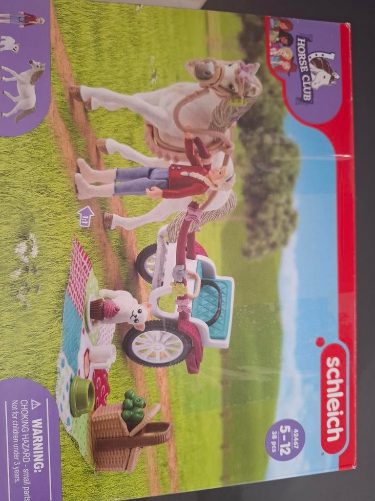 Schleich Horse Club Picknick met paard en wagen 42467, Ophalen of Verzenden, Zo goed als nieuw, Jongen of Meisje
