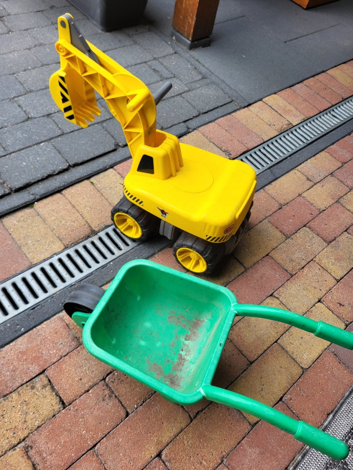Speelgoed graafmachine en kruiwagen voor kinderen, Ophalen