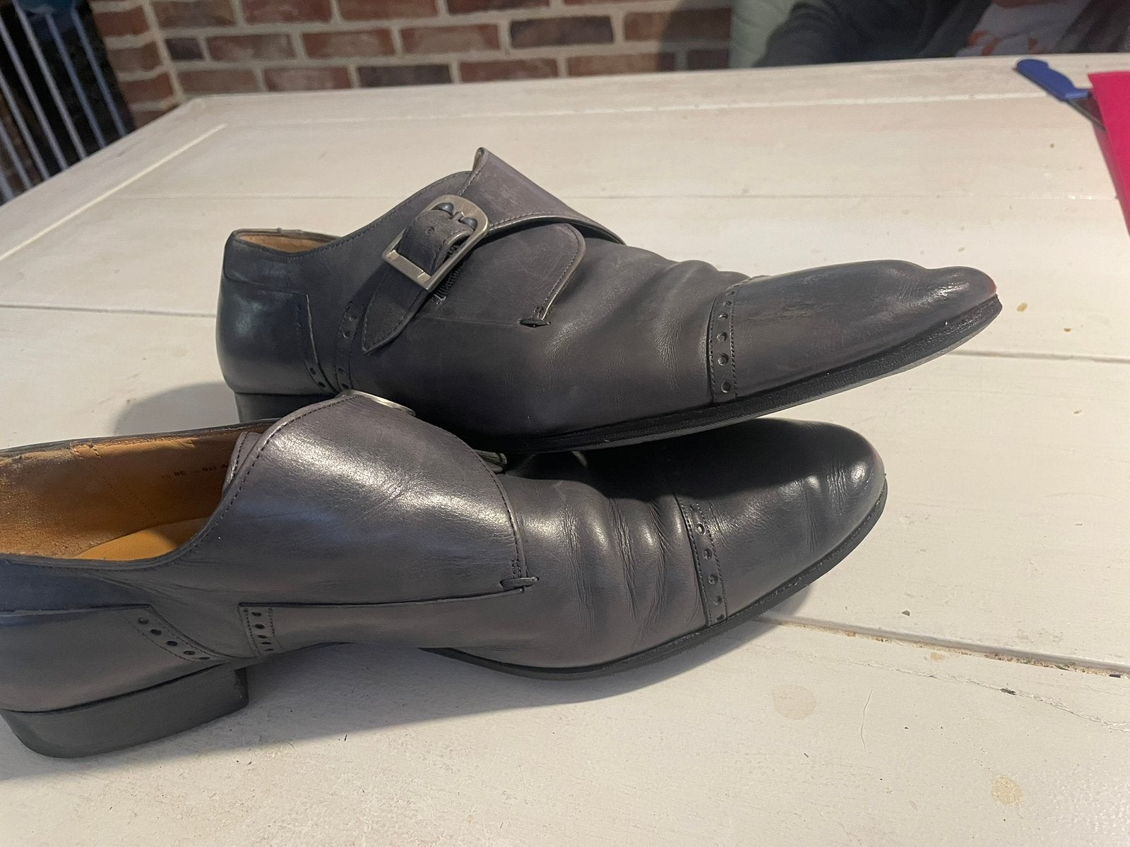 Zgan Bally gesp schoenen mt 42, Ophalen of Verzenden, Zo goed als nieuw, Overige kleuren