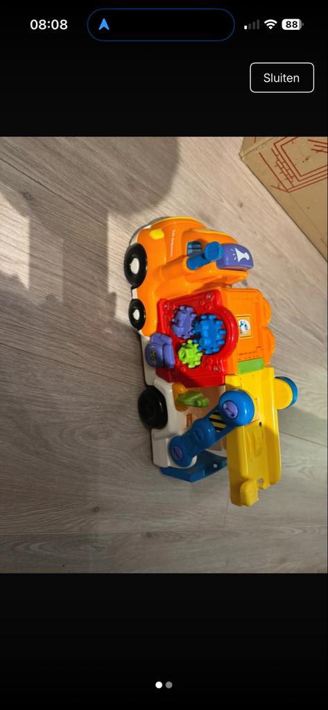 VTech Toet Toet Auto's Garage met takelwagen, Ophalen of Verzenden, Gebruikt, Jongen of Meisje