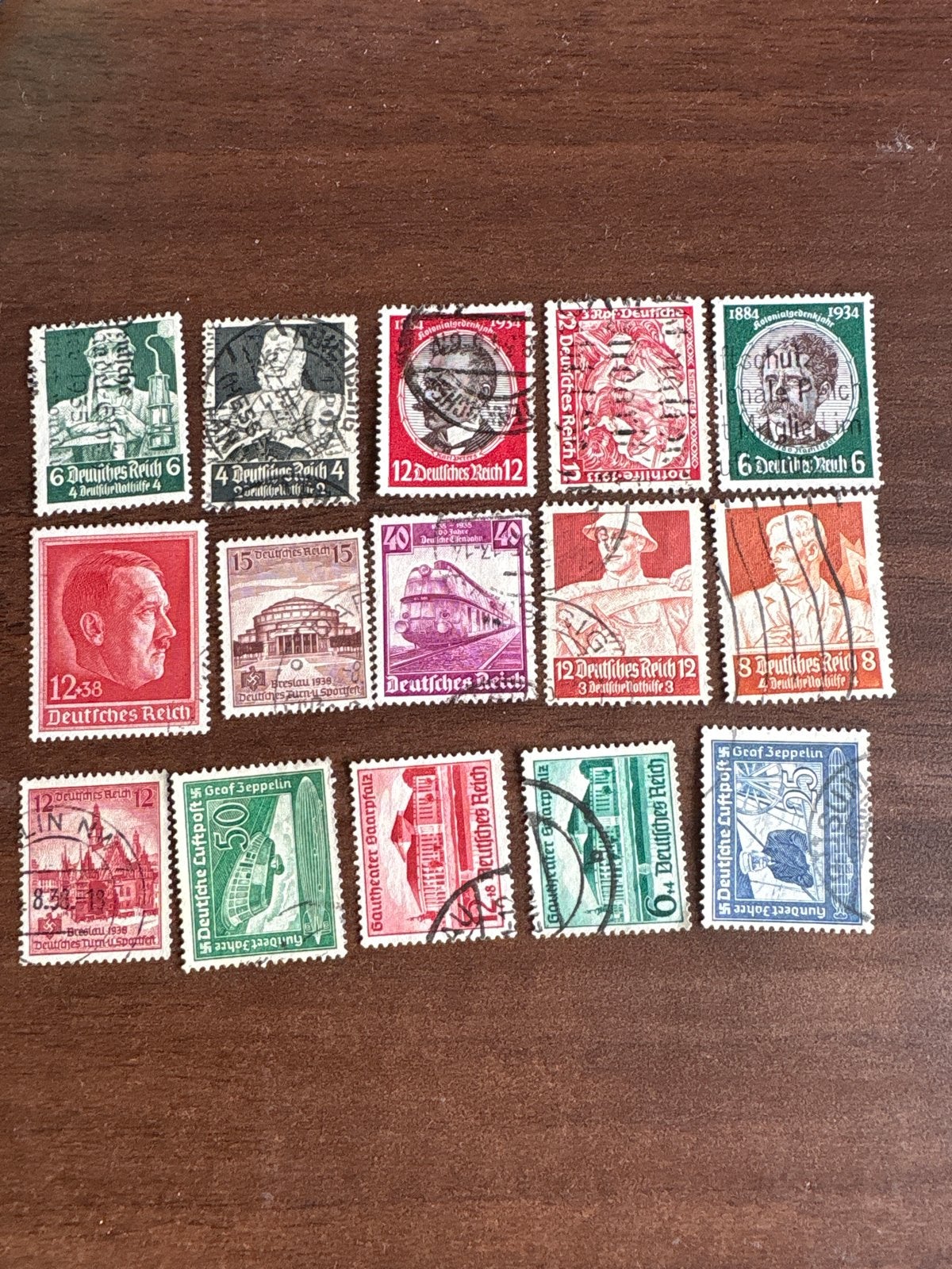 230 Verschillende Postzegels Deutsche Reich, Postzegels en Munten, Ophalen of Verzenden, Duitse Keizerrijk, Gestempeld