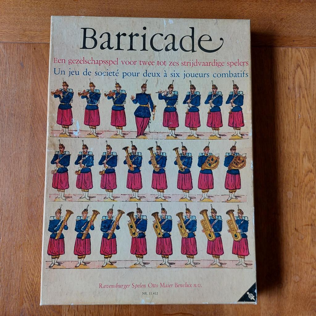 Barricade Bordspel 1962, Vijf spelers of meer, Ophalen of Verzenden, Zo goed als nieuw, Ravensburger