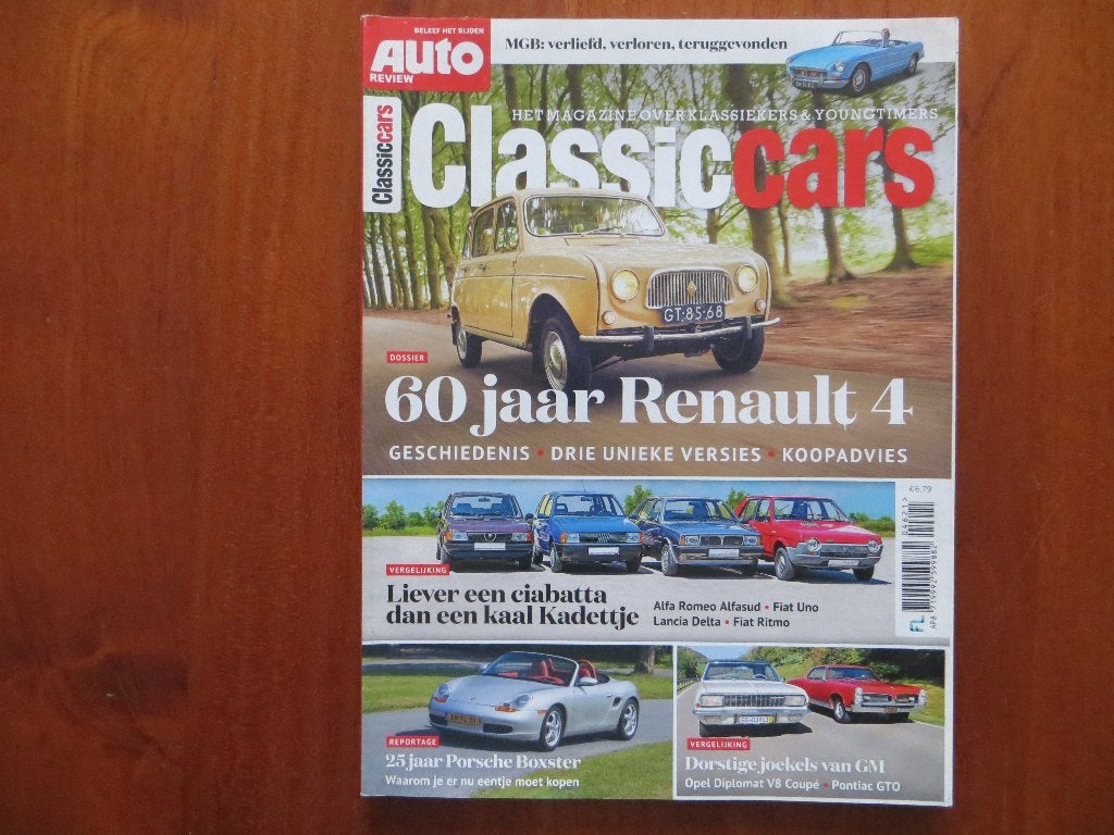 Classic Cars 46: 60 jaar Renault 4, Alfa Romeo Alfasud, Uno, Ophalen of Verzenden, Zo goed als nieuw, Renault