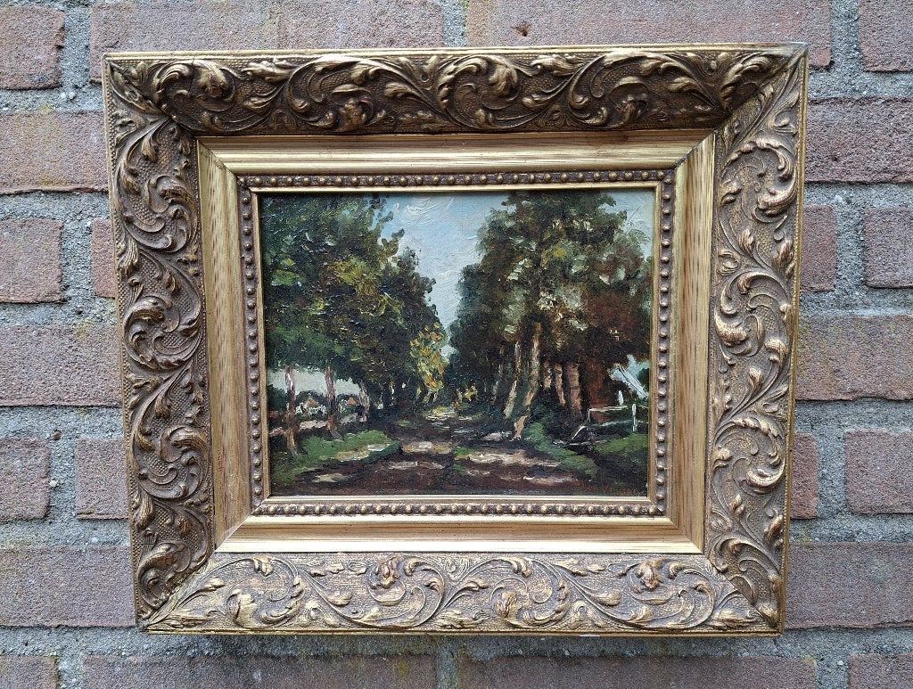 JAN VAN VUUREN , 1871-1941 Zomers zandpad., Ophalen of Verzenden