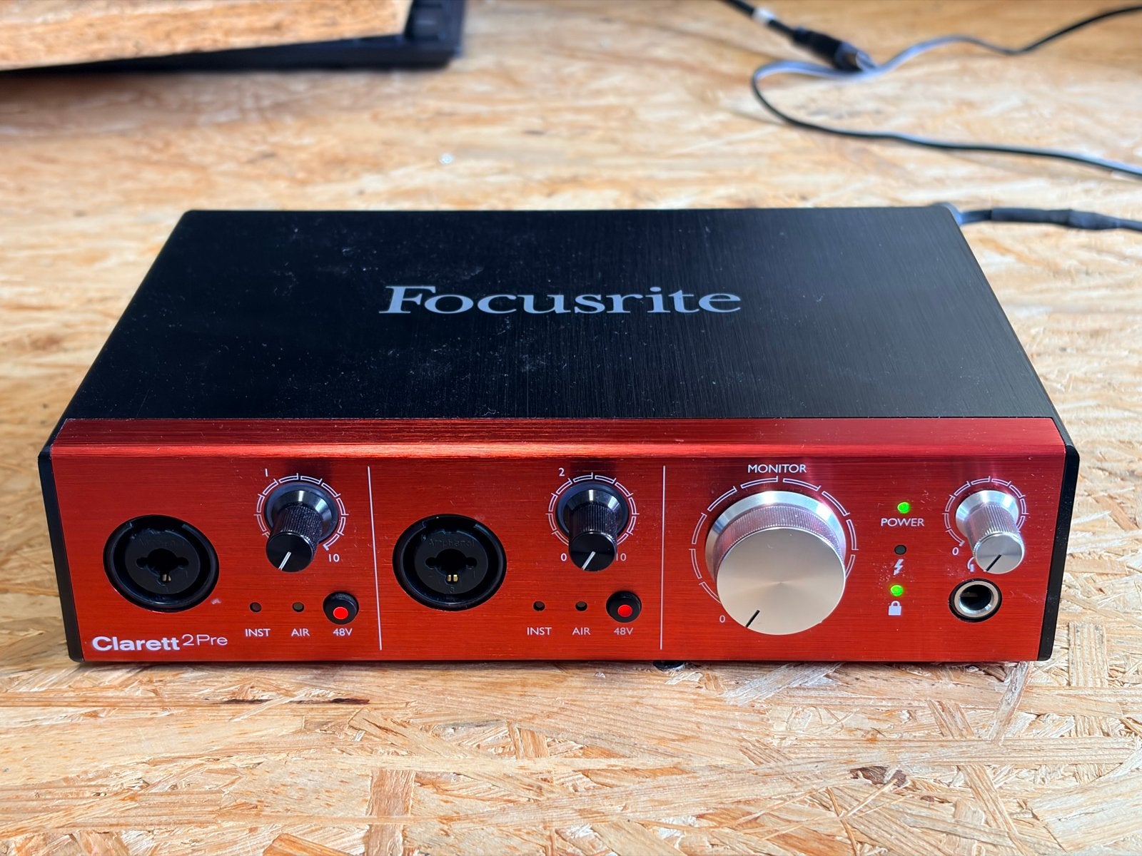 Focusrite Clarett 2Pre Audio Interface - Thunderbolt, Ophalen of Verzenden, Gebruikt, Audio