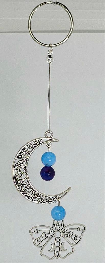 MOON MOTH–Silent Direction Talisman | Blue Quartz & Sugilite, Ophalen of Verzenden, Nieuw