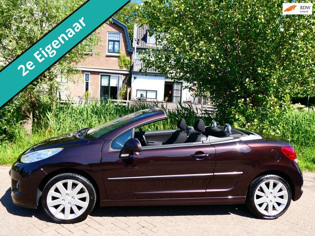 Peugeot 207 CC 1.6 VTi 120pk Clima Cruise Navi 100.000km His, Voorwielaandrijving, Euro 5, Gebruikt, 4 cilinders