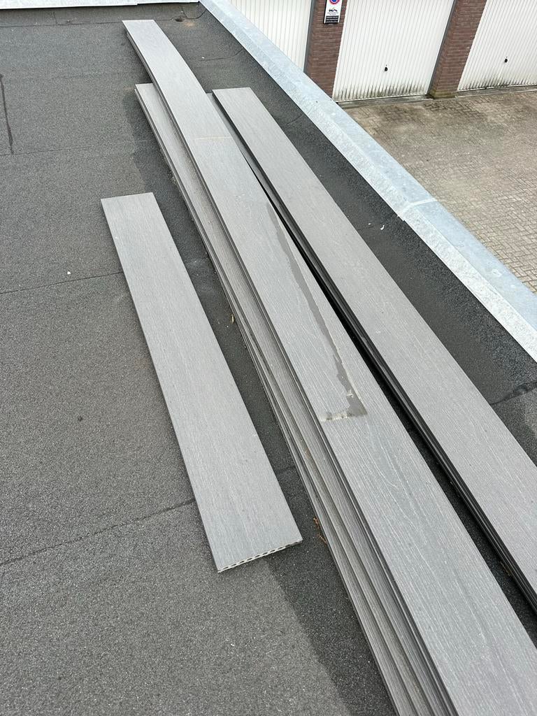 Nieuwe Composiet Vlonderplanken Fiberdeck Multigrey, Ophalen, Zo goed als nieuw, Composiet