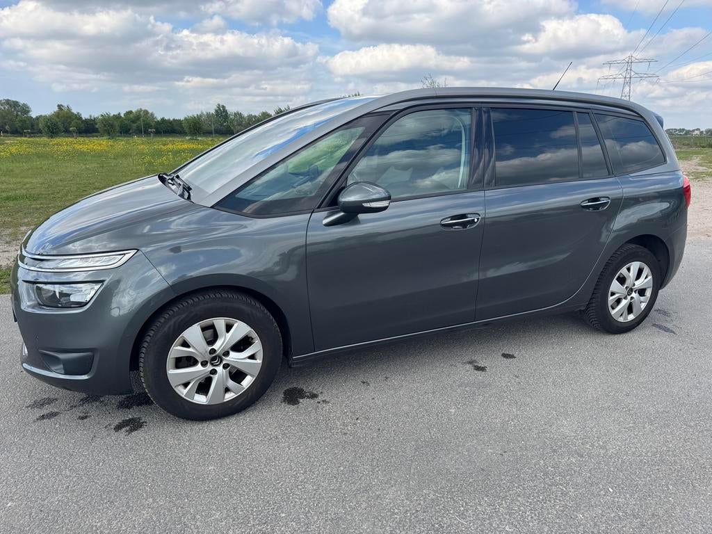 Citroën C4 (Grand) Picasso 1.6 VTI 2015 Grijs, Voorwielaandrijving, Euro 5, Stof, 4 cilinders