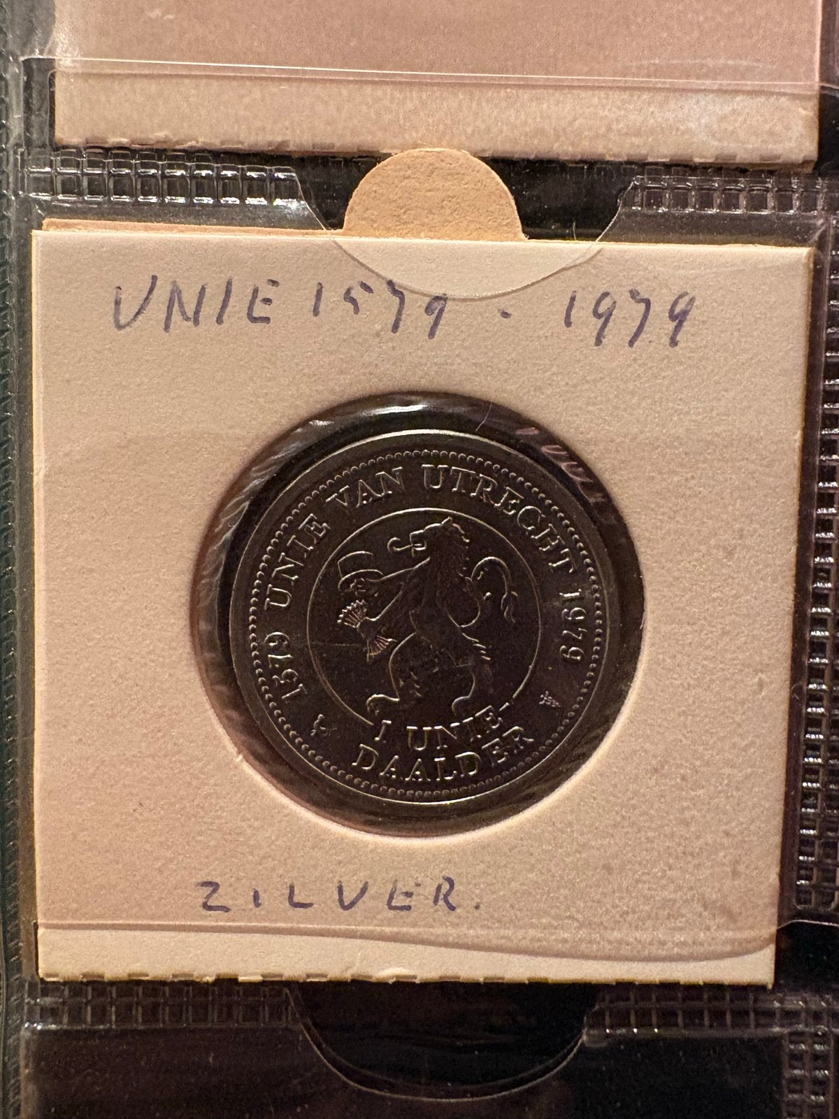Zilveren Unie van Utrecht 1579-1979 herdenkingsmunt, Koningin Juliana, Zilver, Losse munt, Overige waardes
