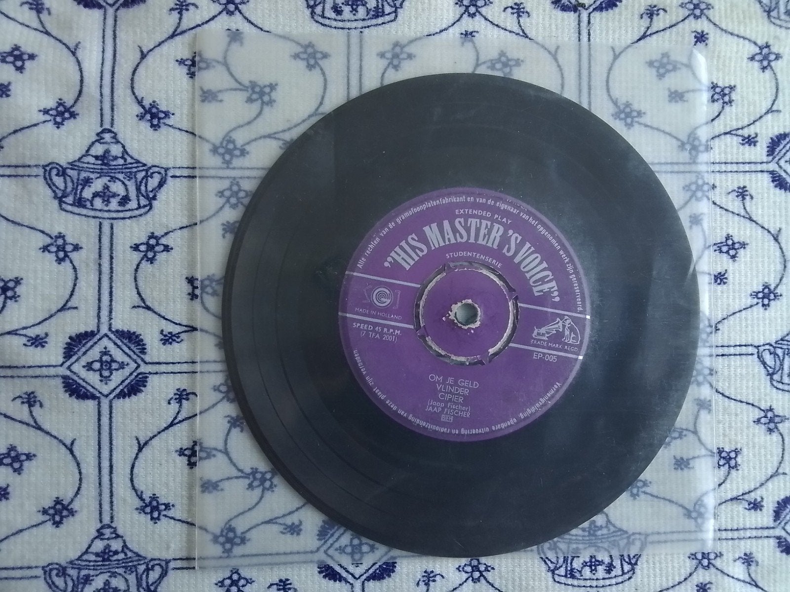 Jaap fischer         Om je geld  (6 liedjes), Ophalen of Verzenden, Zo goed als nieuw, 7 inch, Nederlandstalig