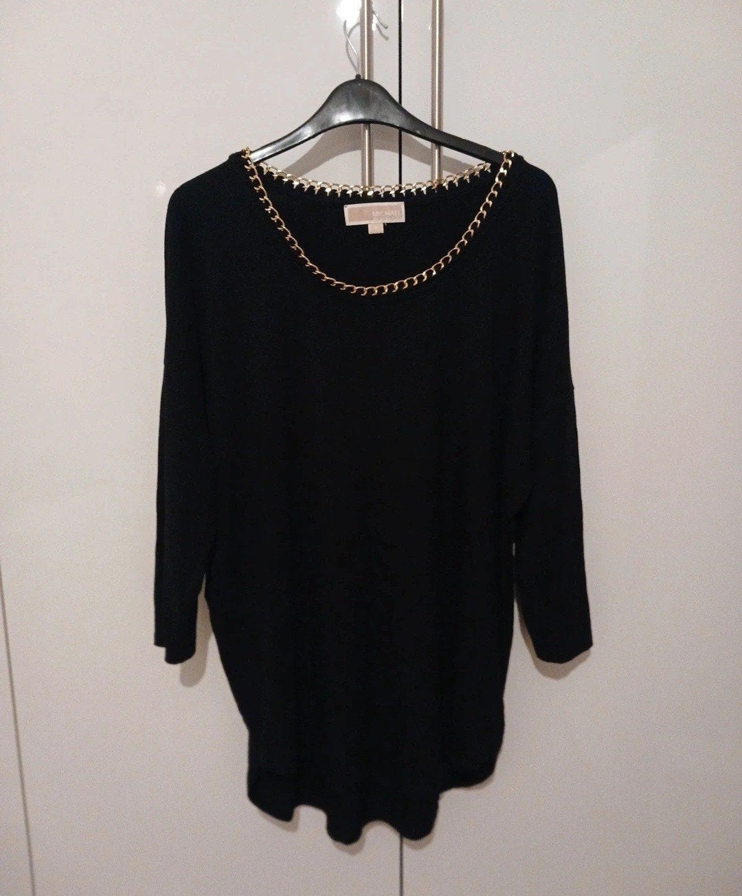 Michael Kors top maat M met gouden details, nieuw, Maat 38/40 (M), Michael Kors, Zwart, Nieuw