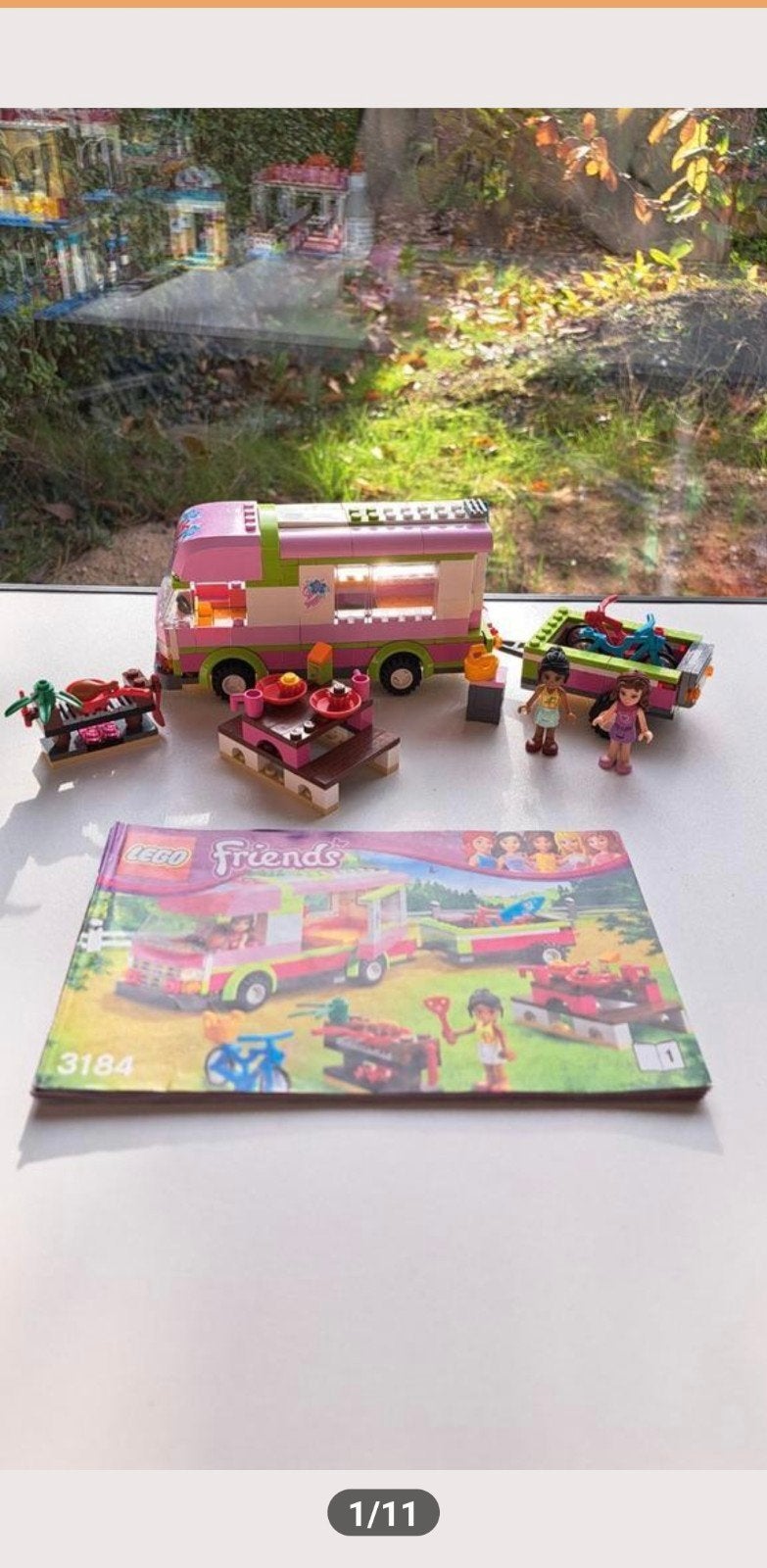 LEGO Friends 3184 Coole Camper incl. doos, Ophalen, Zo goed als nieuw