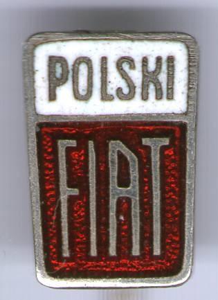 Polski FIAT email op zilverkleurig auto speldje ( B_045 ), Verzenden, Zo goed als nieuw, Transport, Speldje of Pin
