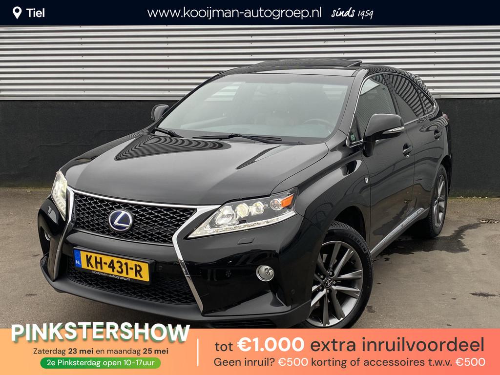 Lexus RX 450h 4WD F-Sport Line Auto vol luxe, trekhaak, schu, Automaat, Euro 5, Gebruikt, 2000 kg