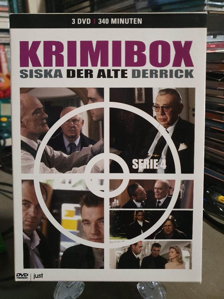 Krimibox serie 4 Siska Der Alte Derrick, Ophalen, Zo goed als nieuw