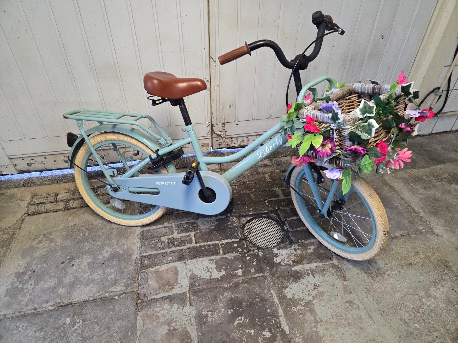 Spirit Liberty meisjesfiets 16 inch met mandje, Terugtraprem, Onbekend, raadpleeg de fabrikant voor details, Ophalen of Verzenden