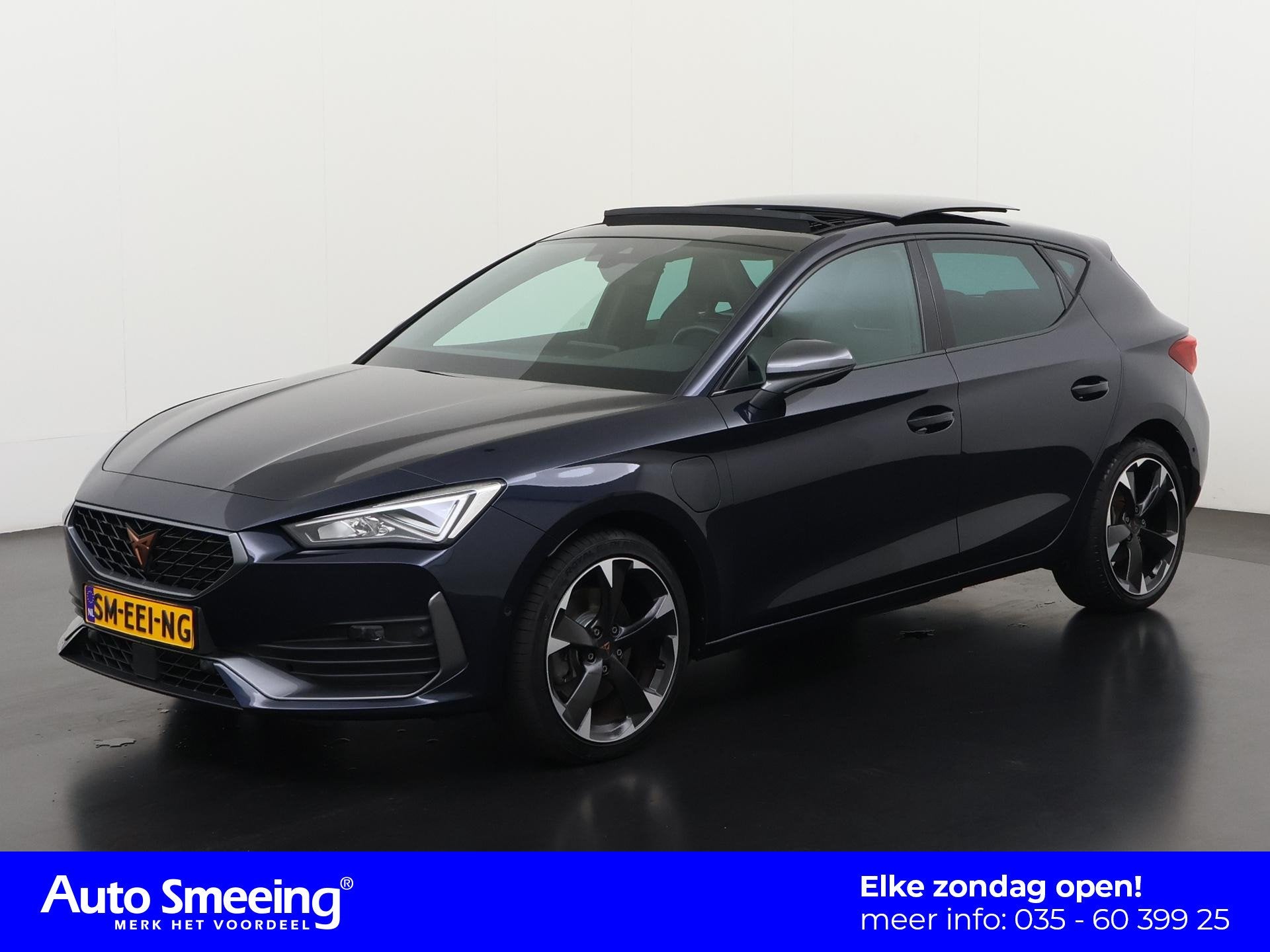 CUPRA Leon 1.4 e-Hybrid | Panoramadak | Stuurverwarming | Zo, Auto's, Stof, Gebruikt, 4 cilinders, Verwarmde buitenspiegels