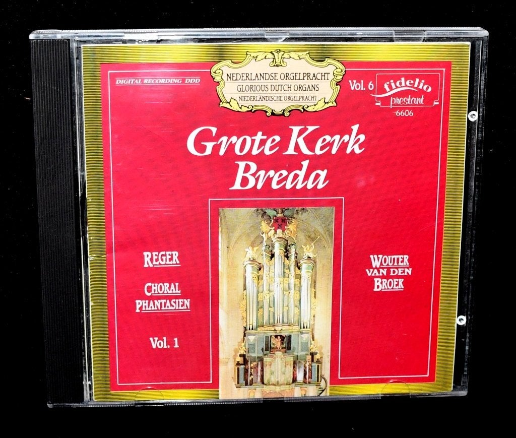 Wouter van den Broek - Orgel Grote Kerk Breda - Reger - Chor, Ophalen of Verzenden, Zo goed als nieuw, Klassieke kerkmuziek, Orgel