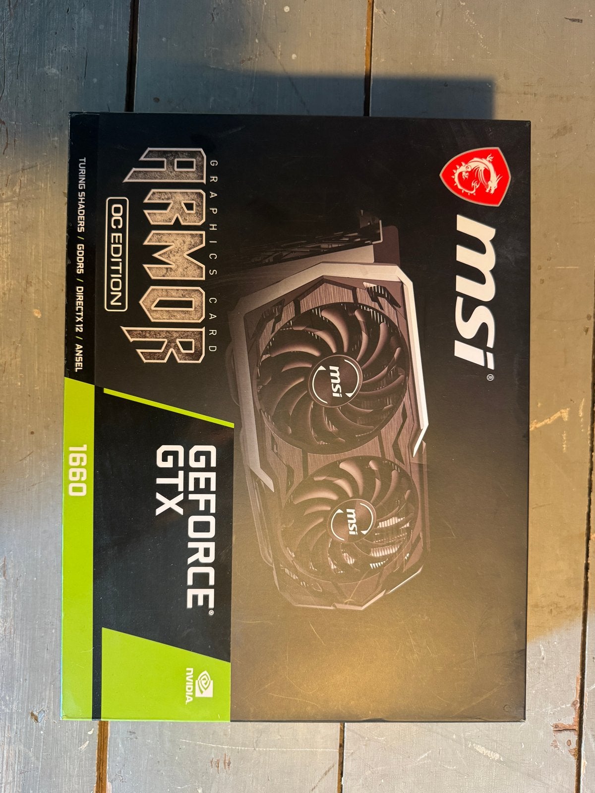 MSI GeForce GTX 1660 ARMOR OC Edition Videokaart, Computers en Software, Videokaarten, PCI-Express 3, HDMI, Ophalen of Verzenden