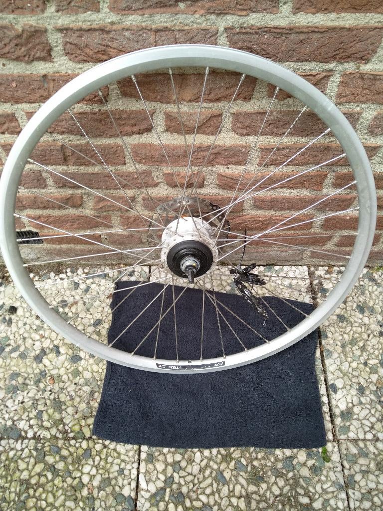Stella achterwiel 28 inch Nexus 7  €100,-, Fietsen en Brommers, Fietsonderdelen, Stella, Ophalen of Verzenden, Zo goed als nieuw