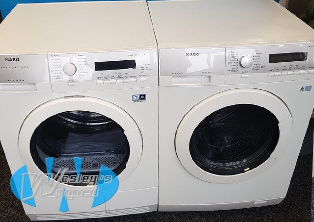 AEG ProTex set . 8kg A+++ – 12 maanden garantie​, Witgoed en Apparatuur, Wasmachines, Wesley's Witgoed, Info@wesleyswitgoed.nl
