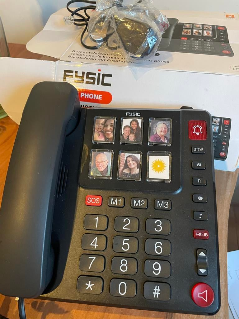 Fysic FX-3000 seniorentelefoon met fototoetsen, Ophalen of Verzenden, Zo goed als nieuw