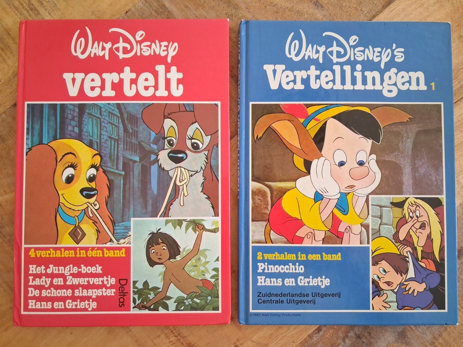 Vintage Walt Disney Vertelt & Vertellingen  1, Ophalen of Verzenden, Overige figuren, Overige typen