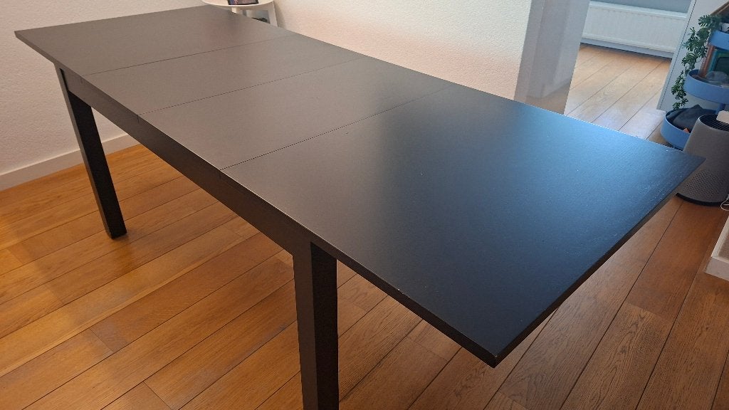 Uitschuifbare eettafel (140 - 220 cm), Ophalen, Gebruikt, 150 tot 200 cm, 200 cm of meer