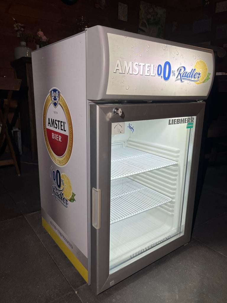 Amstel Radler koelkast ZGAN - LIEBHERR, Verzamelen, Biermerken, Ophalen of Verzenden