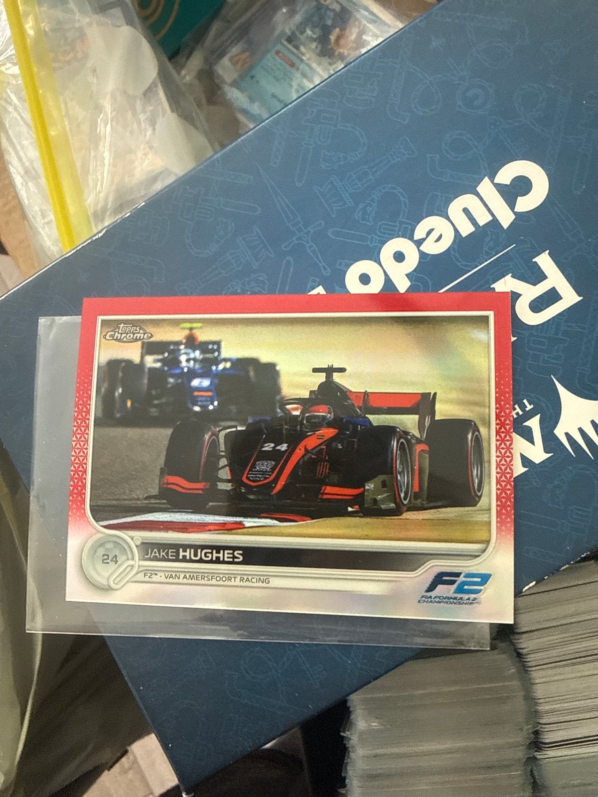 Jake Hughes F2 Topps Chrome Formule 1 Kaart, Ophalen of Verzenden, Zo goed als nieuw, Formule 1