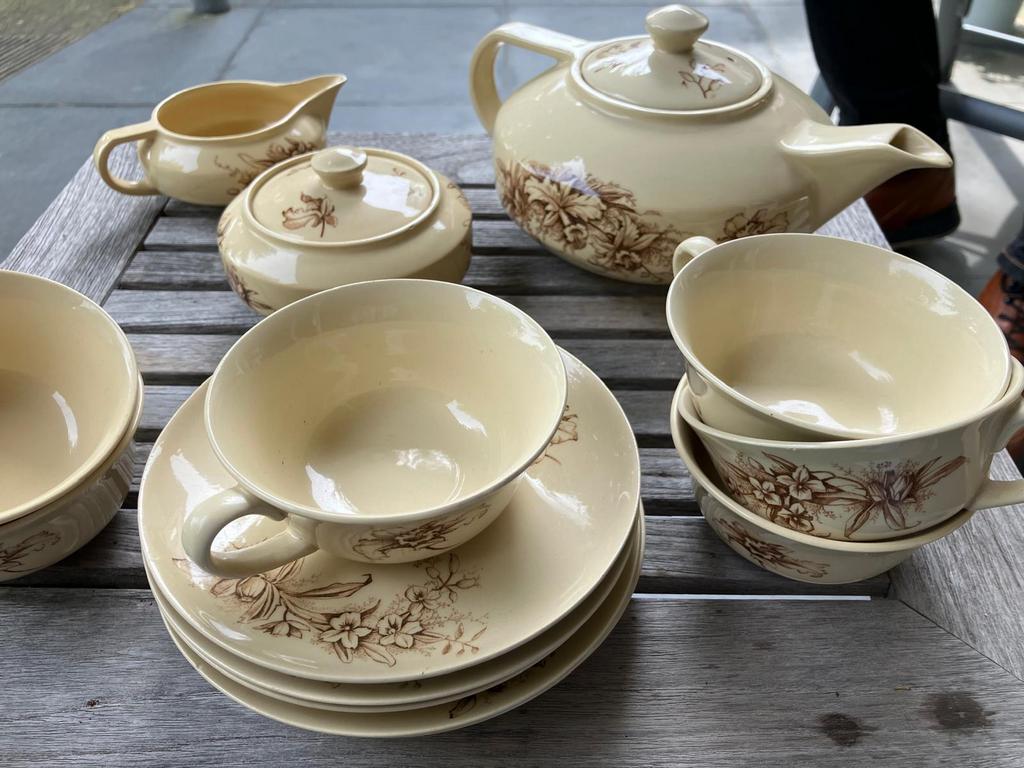 Theeservies jaren ‘50, Antiek en Kunst, Antiek | Servies compleet, Ophalen