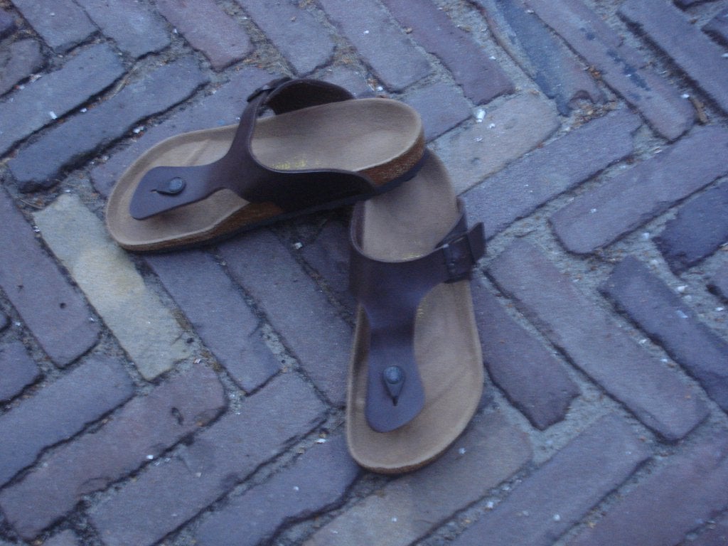 BIRKENSTOCK RAMSES BRUIN 40 NU GRATIS VERZENDING PER POST, Slippers, Bruin, Verzenden, Zo goed als nieuw