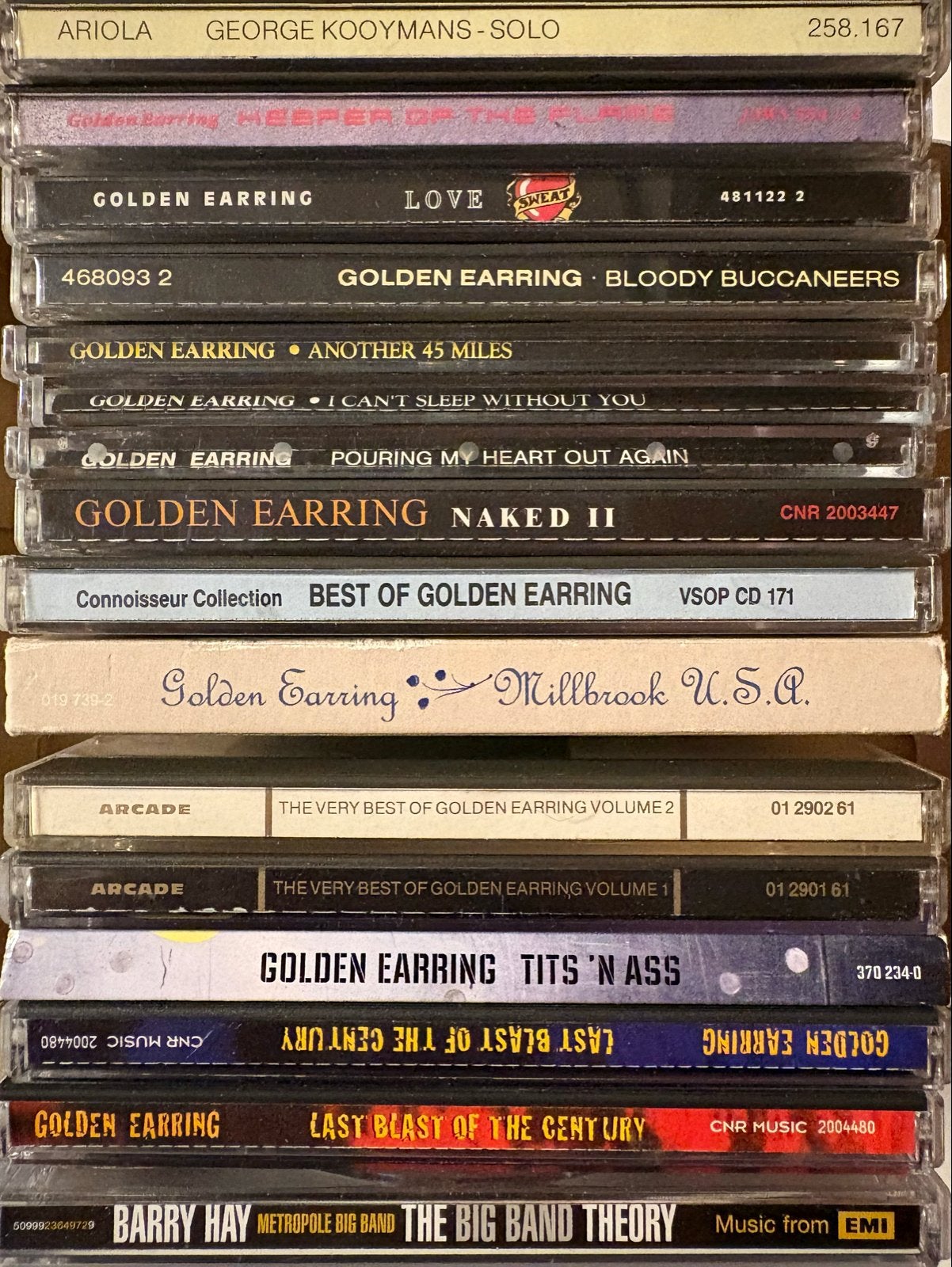 Golden Earring CD's - Diverse albums en compilaties, Ophalen of Verzenden, Gebruikt, Rock, Album
