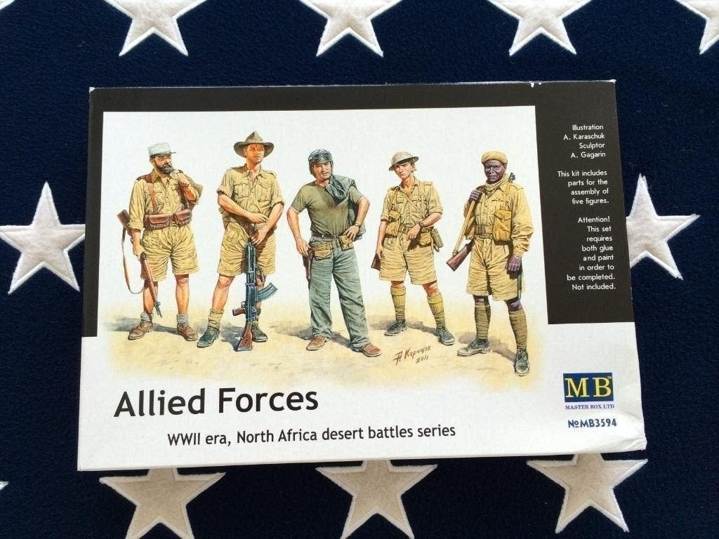 Masterbox	3594	Allied Forces	1/35, Verzenden, Nieuw, 1:35 tot 1:50